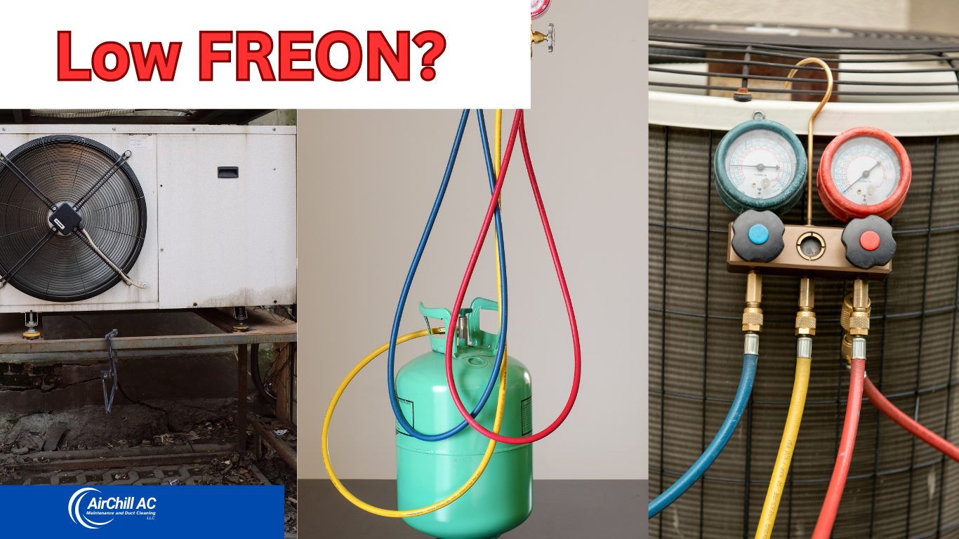 Signs of Low Freon in AC System