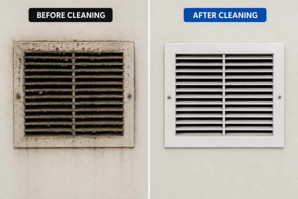 ac vents and ac duct cleaning