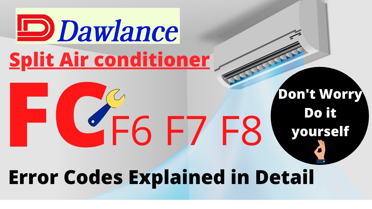 F5 error in Dawlance non-inverter AC
