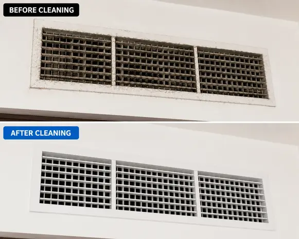 AC vent and grill cleaning in Dubai by AirChill AC